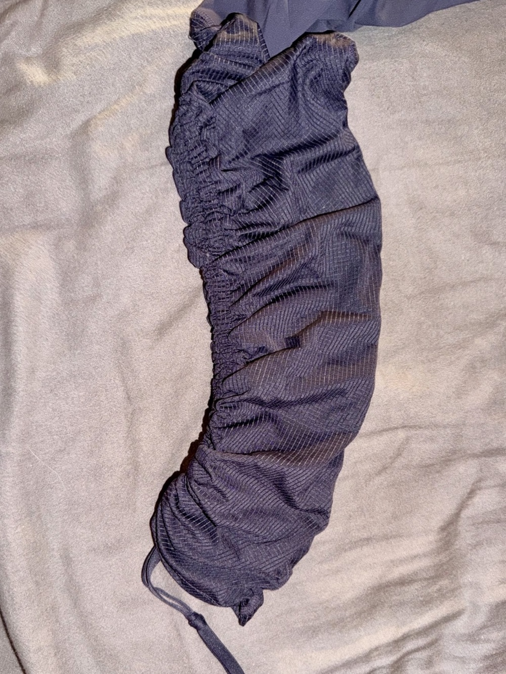 Fabletics High Waisted Ruched Calf Leggings Purple - Picture 5 of 5